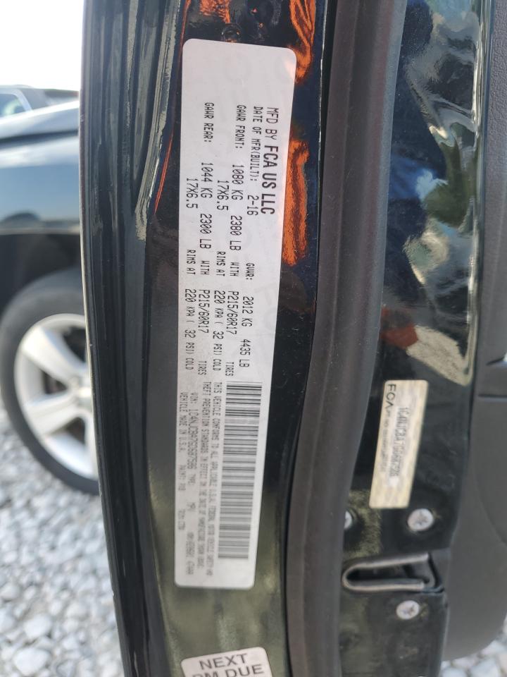 2016 Jeep Compass Sport VIN: 1C4NJCBA7GD687586 Lot: 56173245