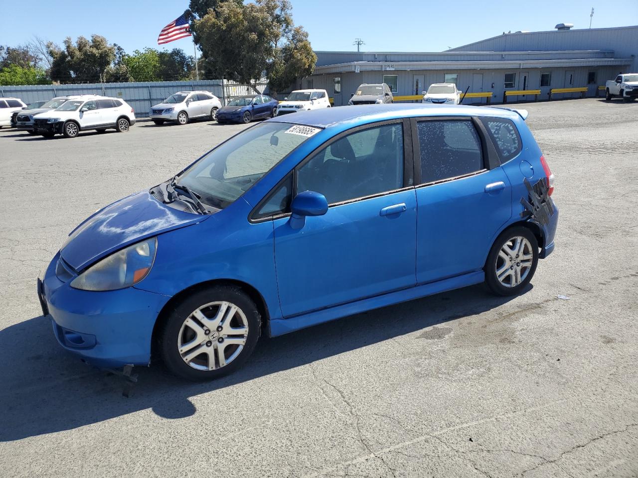 2008 Honda Fit Sport იყიდება Martinez-ში, CA - Minor Dent/Scratches
