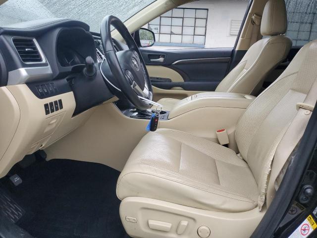  TOYOTA HIGHLANDER 2015 Czarny