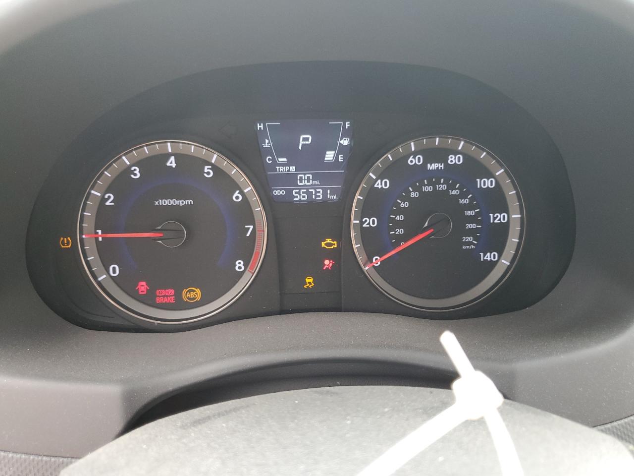 2014 Hyundai Accent Gls VIN: KMHCT5AE4EU166240 Lot: 56554505