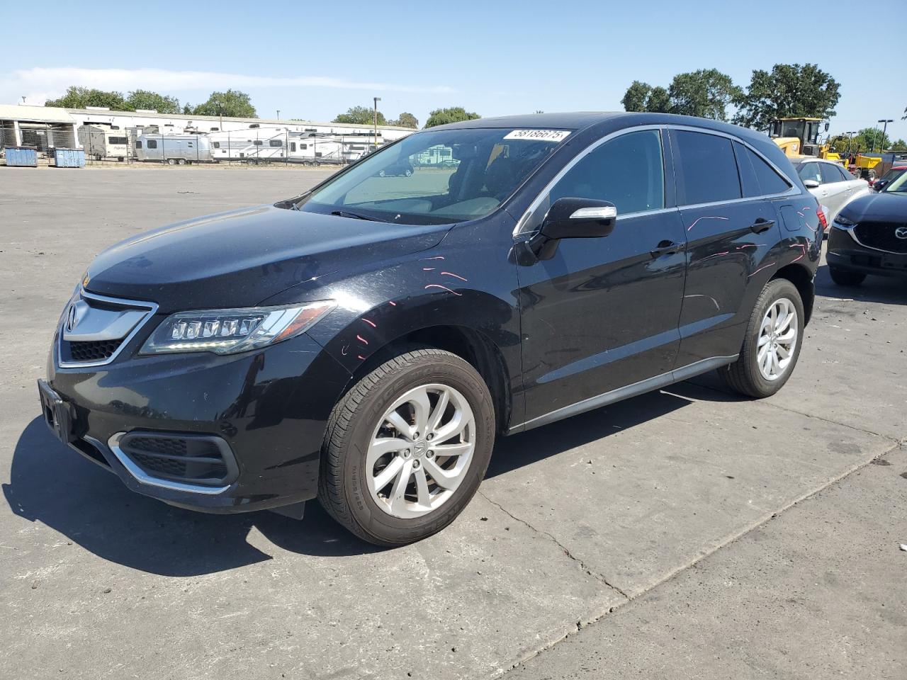 2017 Acura Rdx იყიდება Sacramento-ში, CA - Rear End