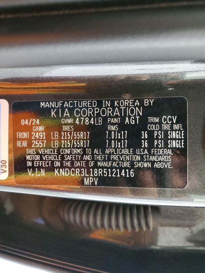 2024 Kia Niro Wind VIN: KNDCR3L18R5121416 Lot: 56395035