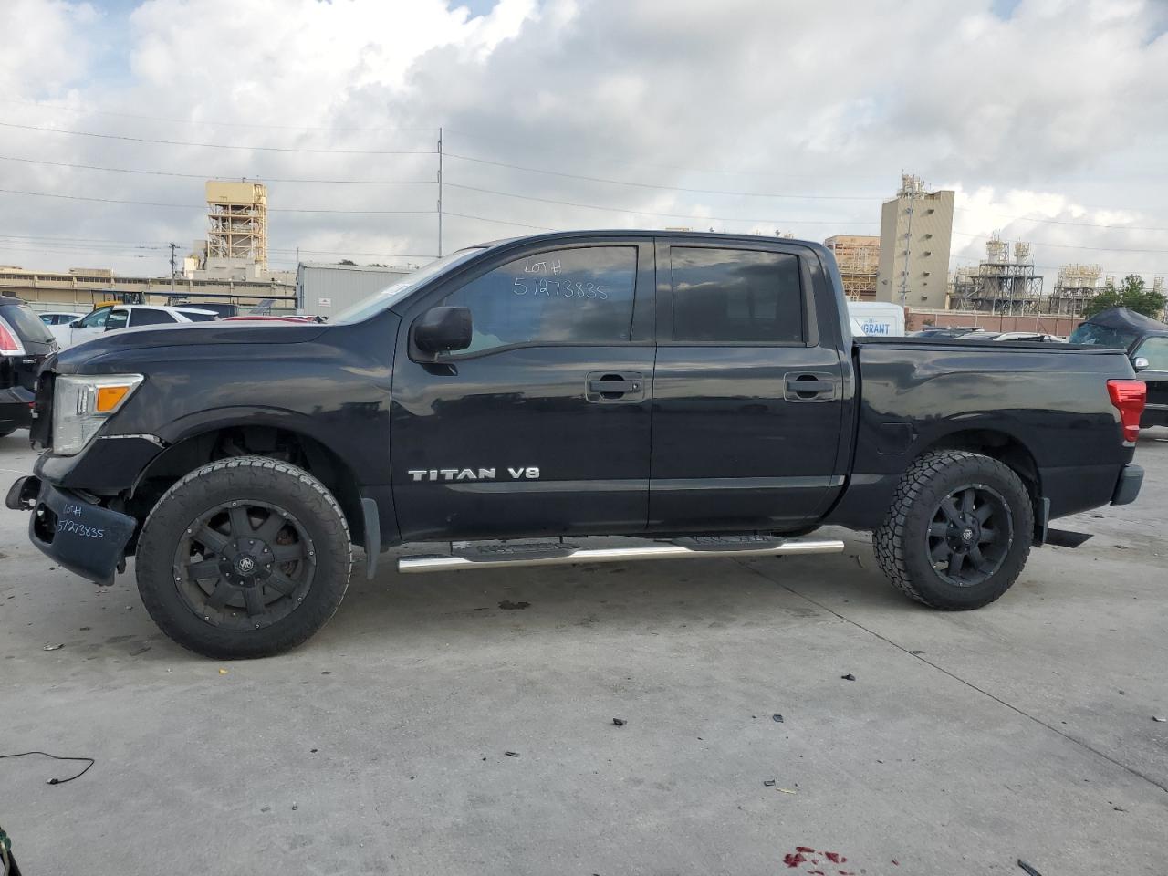 2017 Nissan Titan S продається в New Orleans, LA - Front End