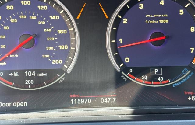 Sedans BMW 7 SERIES 2012 Czarny
