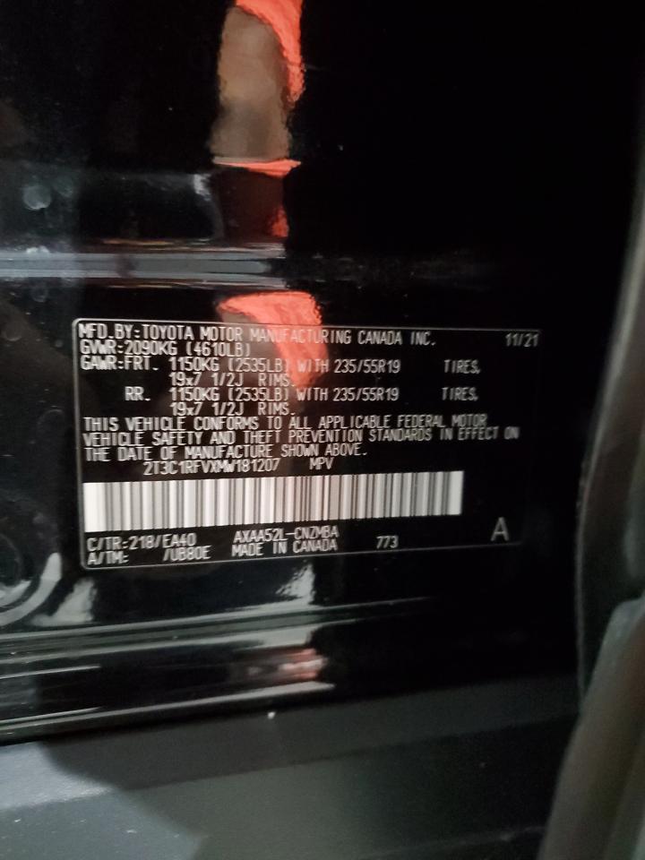 2021 Toyota Rav4 Xle Premium VIN: 2T3C1RFVXMW181207 Lot: 56541415
