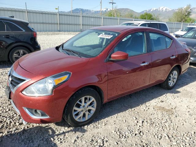 NISSAN VERSA 2018 Burgundy
