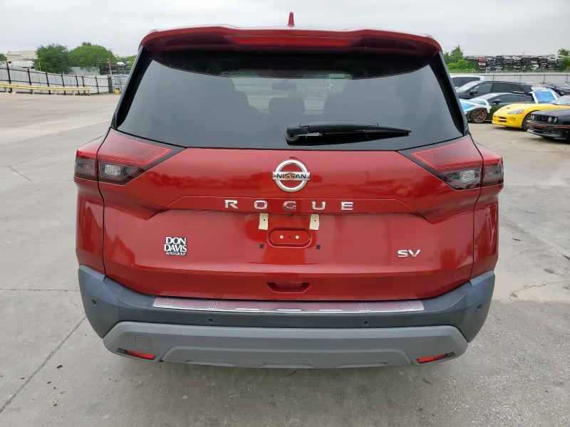 NISSAN ROGUE 2021 Красный