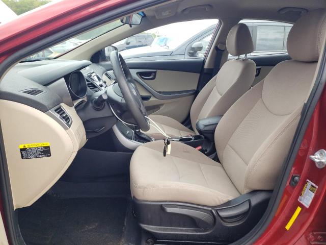 HYUNDAI ELANTRA 2016 Красный