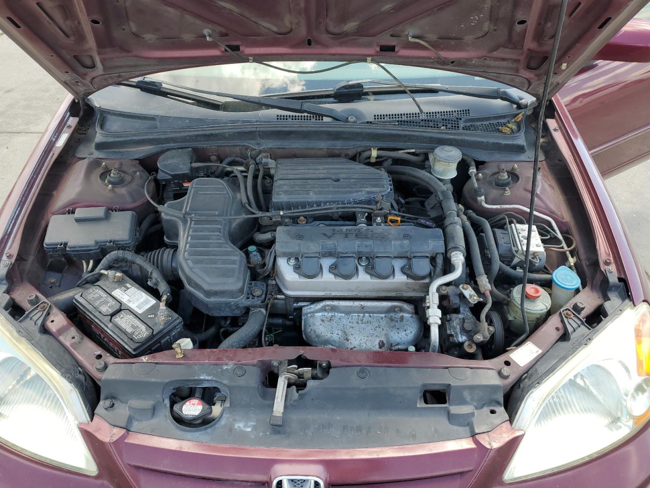 2003 Honda Civic Ex VIN: 2HGES26763H541460 Lot: 56026585