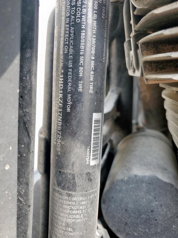 2022 Harley-Davidson Fltrk VIN: 1HD1KZF17NB672909 Lot: 57769145