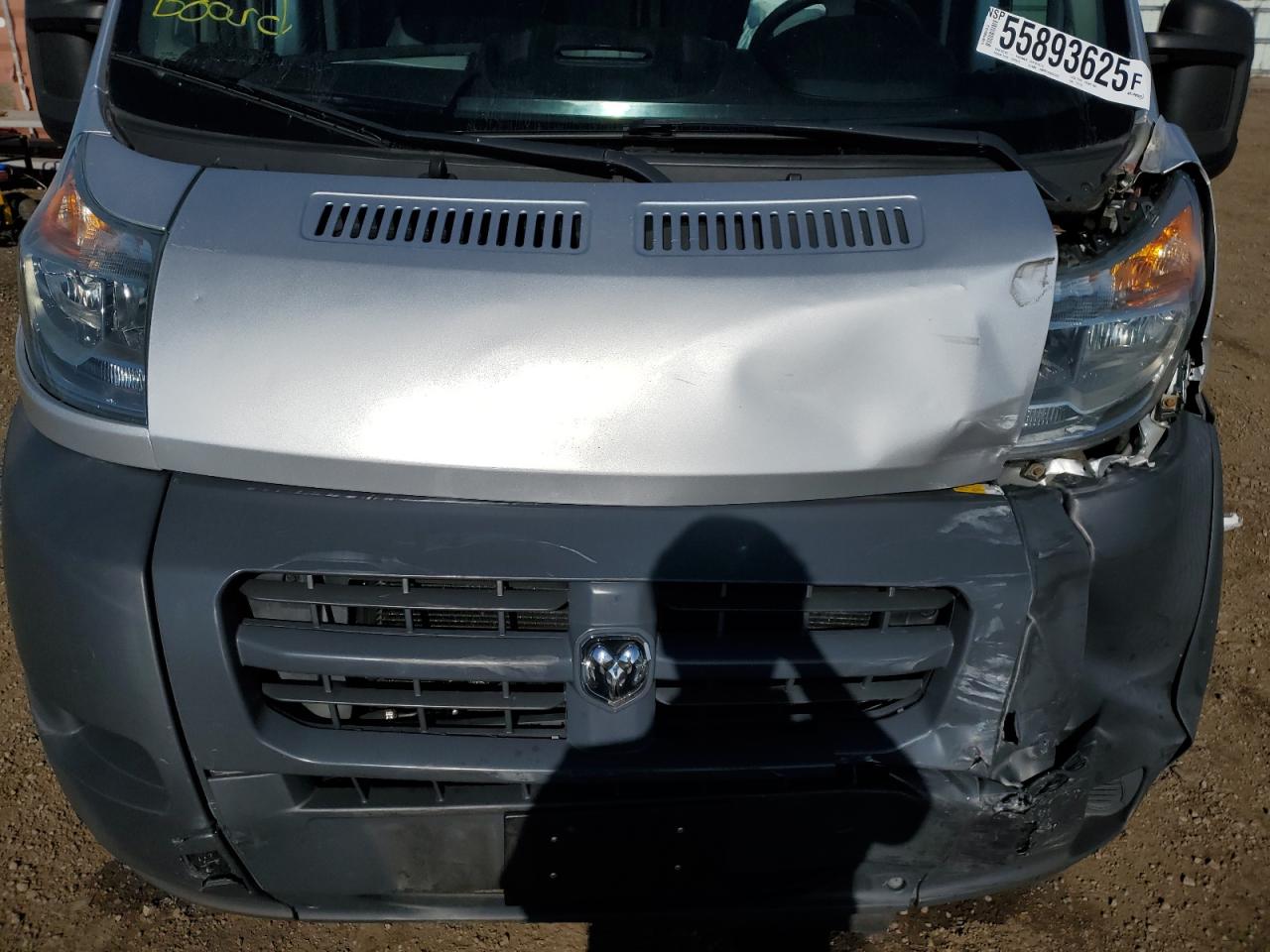 2016 Ram Promaster 2500 2500 High VIN: 3C6TRVDG3GE112176 Lot: 55893625