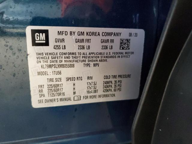 clover_tane　NEXT CORE51B 　中古 Buy CHEVROLET TRAILBLZR 2021 year, KL79MPSLXMB055008 | W8