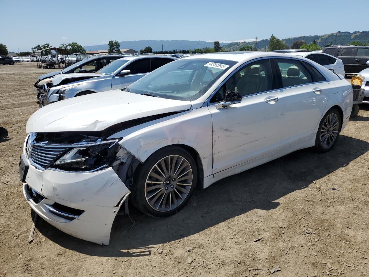 2015 Lincoln Mkz Hybrid за продажба в San Martin, CA - Front End