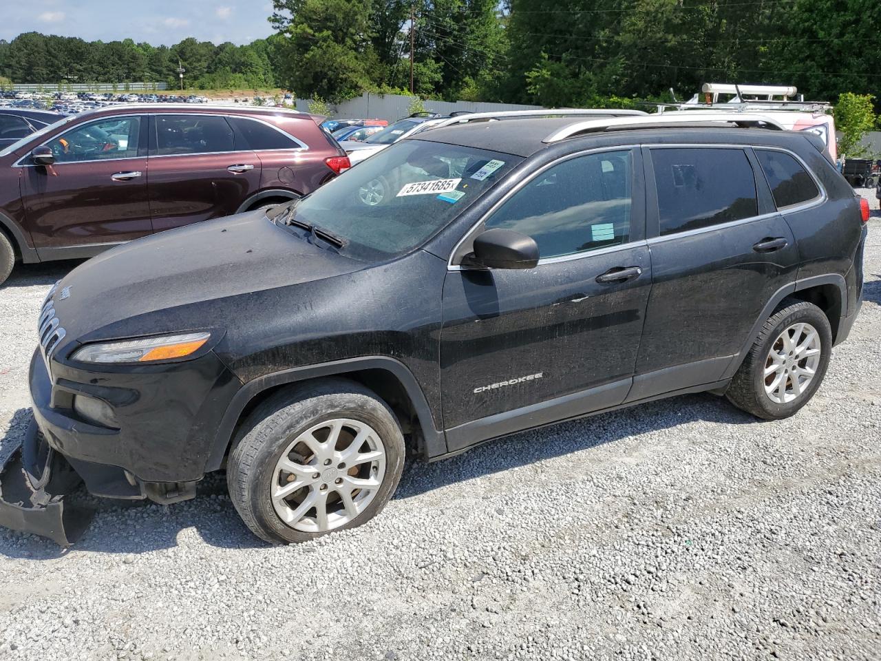 2018 Jeep Cherokee Latitude იყიდება Fairburn-ში, GA - Front End
