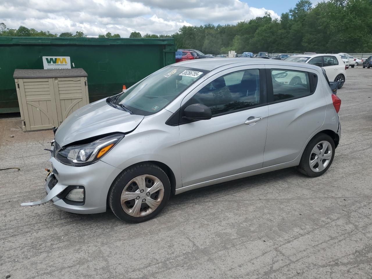 2020 Chevrolet Spark Ls للبيع في Ellwood City، PA - Front End