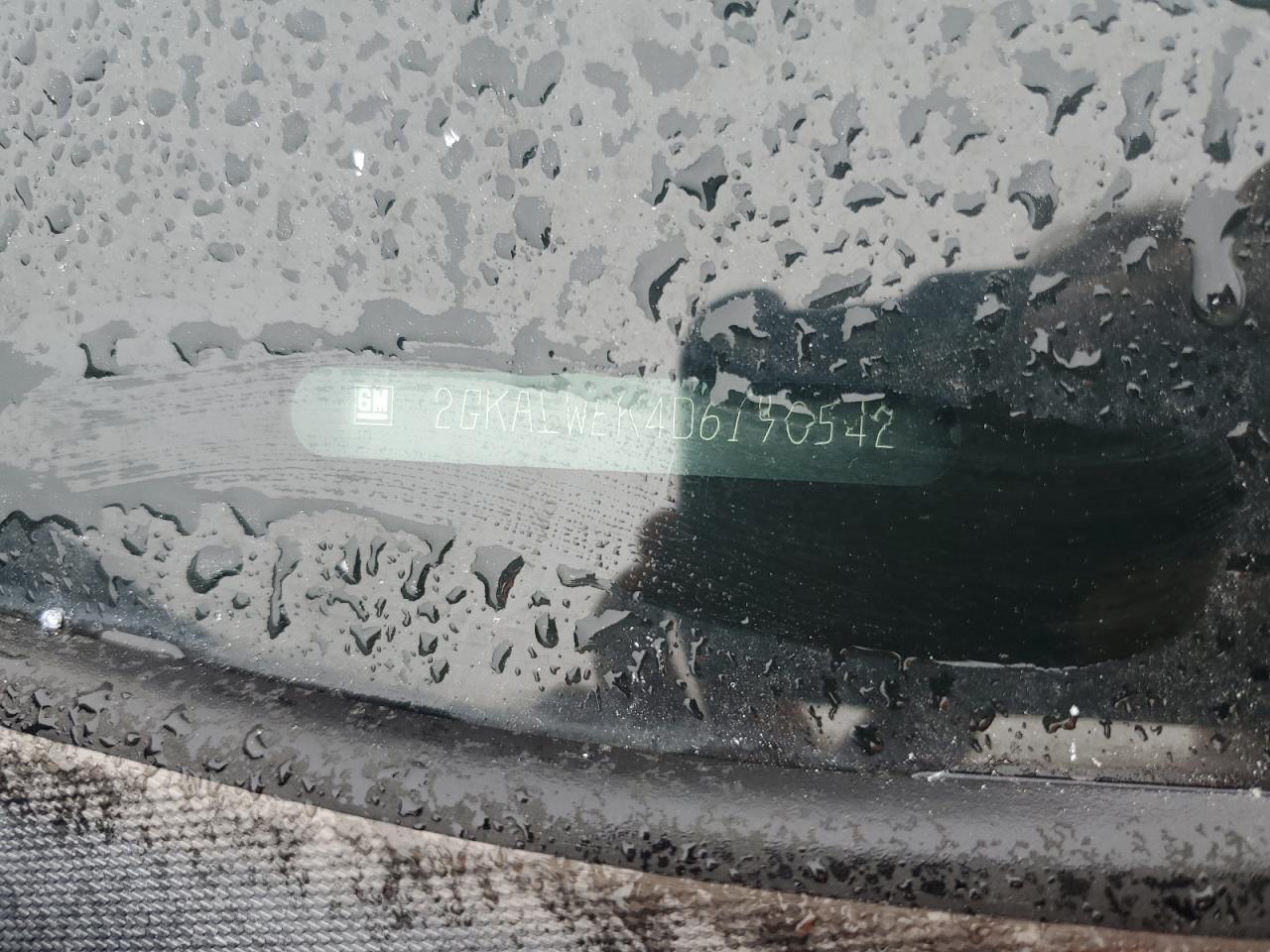 2013 GMC Terrain Slt VIN: 2GKALWEK4D6190542 Lot: 58467675