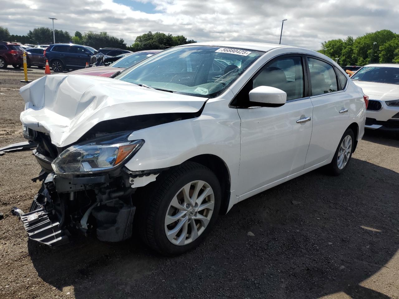 2019 Nissan Sentra S продається в East Granby, CT - Front End