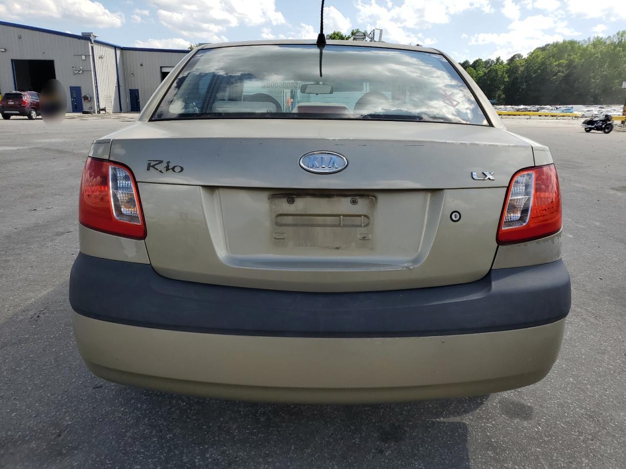 2006 Kia Rio VIN: KNADE123366042861 Lot: 58098005