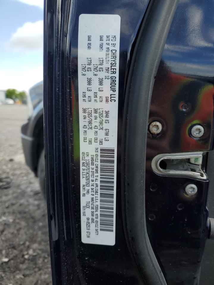 2012 Dodge Ram 1500 Slt VIN: 1C6RD7GT0CS287263 Lot: 56563015