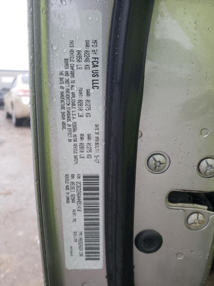 2017 Dodge Challenger Sxt VIN: 2C3CDZAG4HH651418 Lot: 55753735