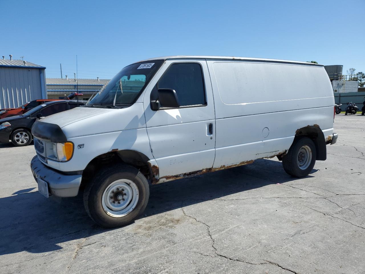 2002 Ford Econoline E350 Super Duty Van იყიდება Tulsa-ში, OK - All Over