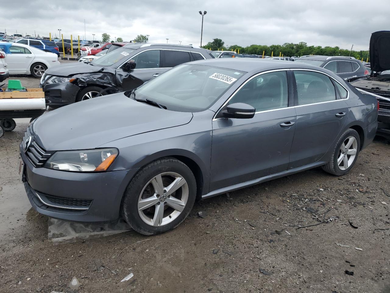 2013 Volkswagen Passat Se за продажба в Indianapolis, IN - Side