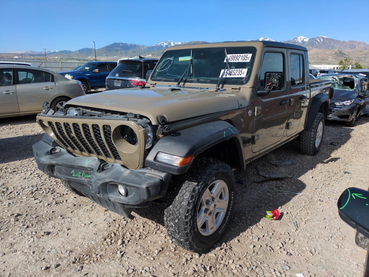 2020 Jeep Gladiator Sport de vânzare în Magna, UT - Front End