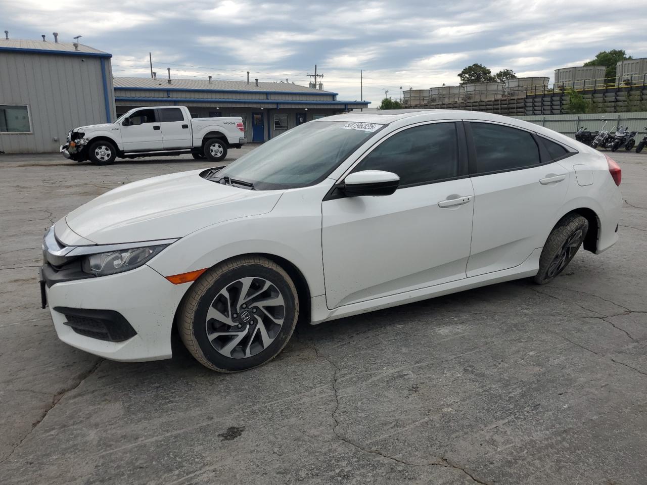 2016 Honda Civic Ex продається в Tulsa, OK - Side