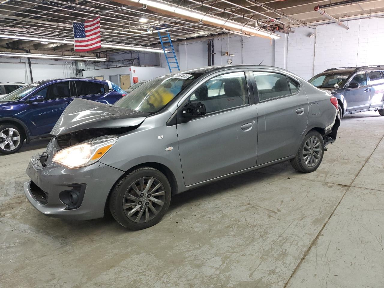 2018 Mitsubishi Mirage G4 Es na sprzedaż w Wheeling, IL - Front End