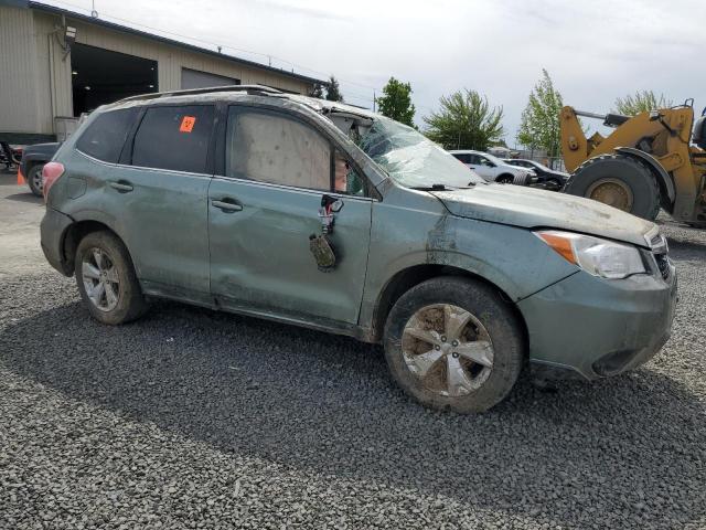  SUBARU FORESTER 2015 Zielony