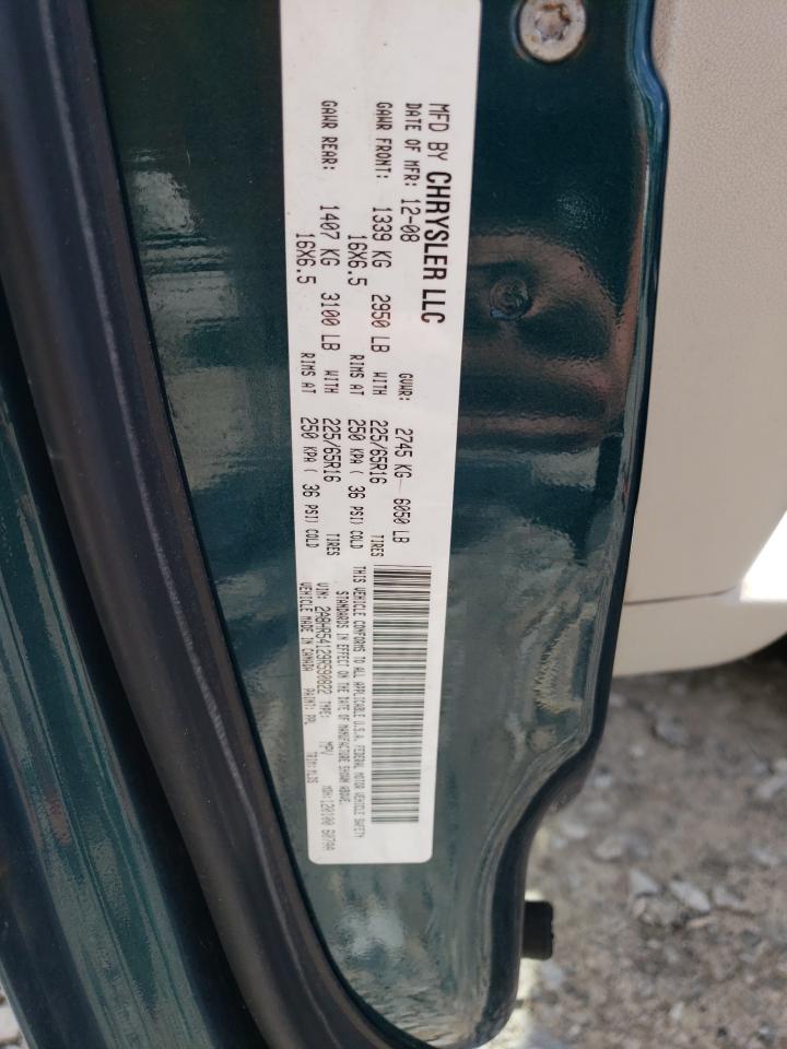 2009 Chrysler Town & Country Touring VIN: 2A8HR54129R590822 Lot: 57347765