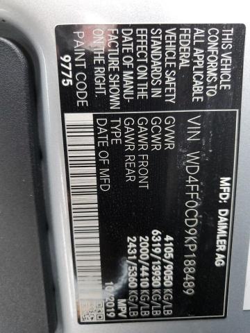 2019 MERCEDES-BENZ SPRINTER 2500/3500  