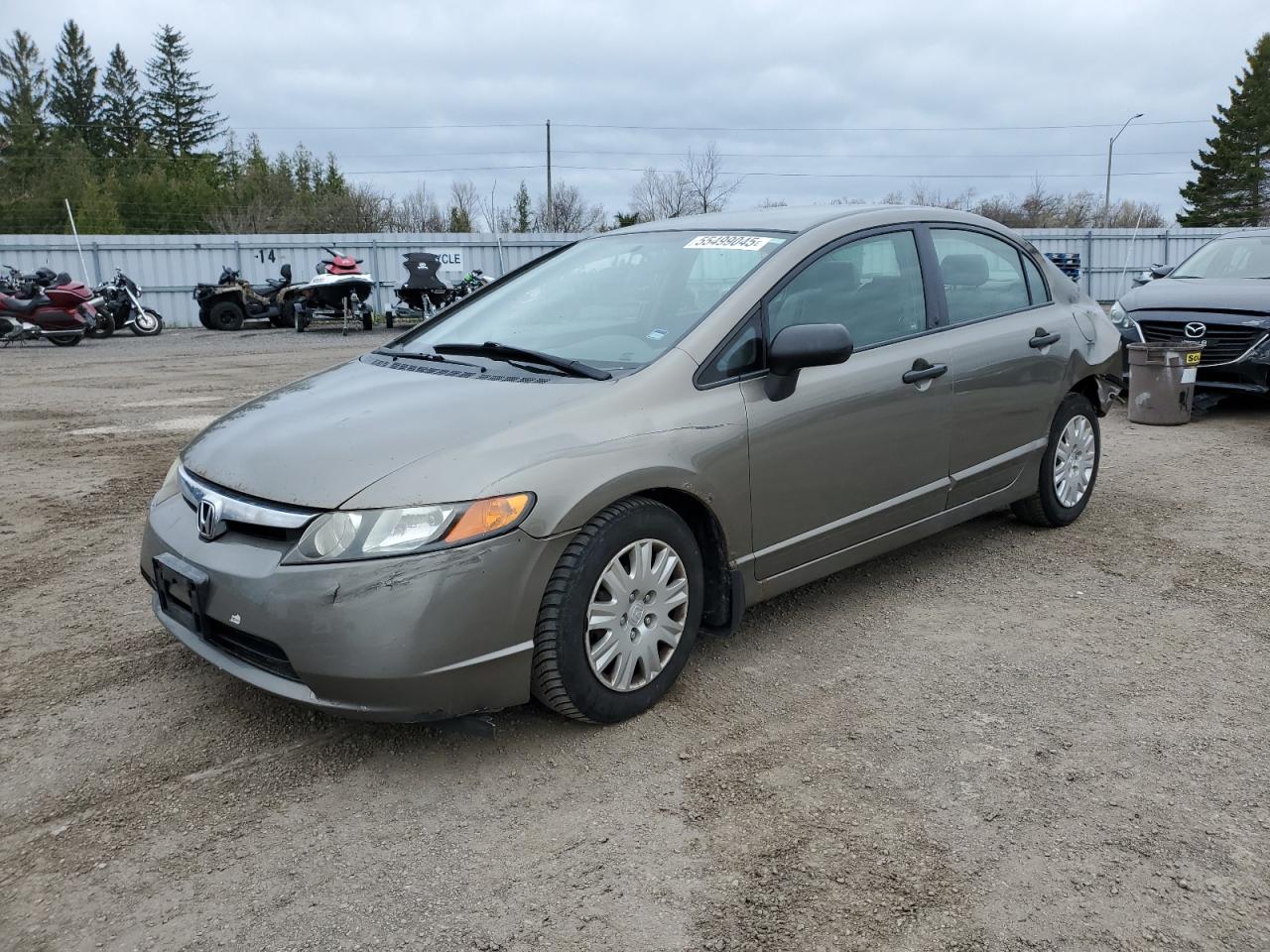 2007 Honda Civic Dx zu verkaufen in Bowmanville, ON - Rear End