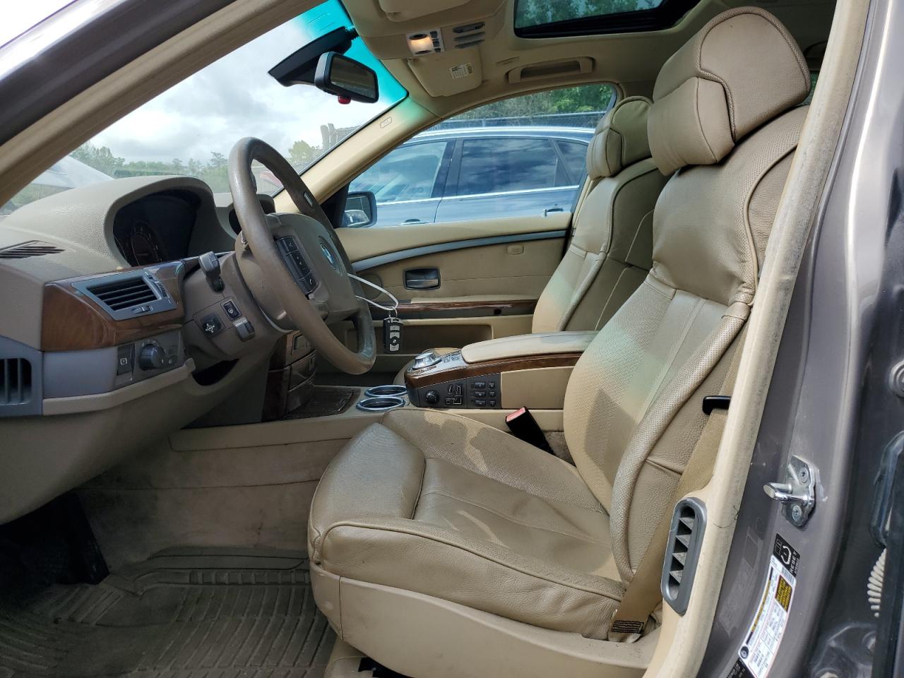 2005 BMW 745 Li VIN: WBAGN63555DS58036 Lot: 55787485