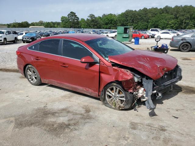  HYUNDAI SONATA 2017 Красный