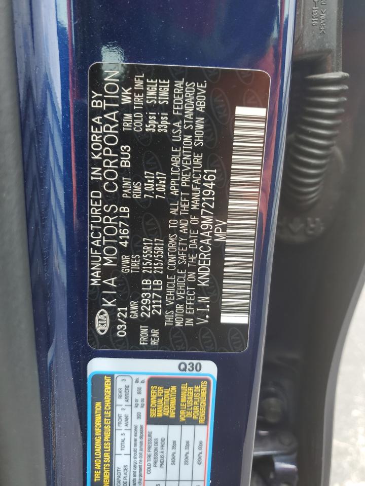 2021 Kia Seltos Ex VIN: KNDERCAA9M7219461 Lot: 56696985