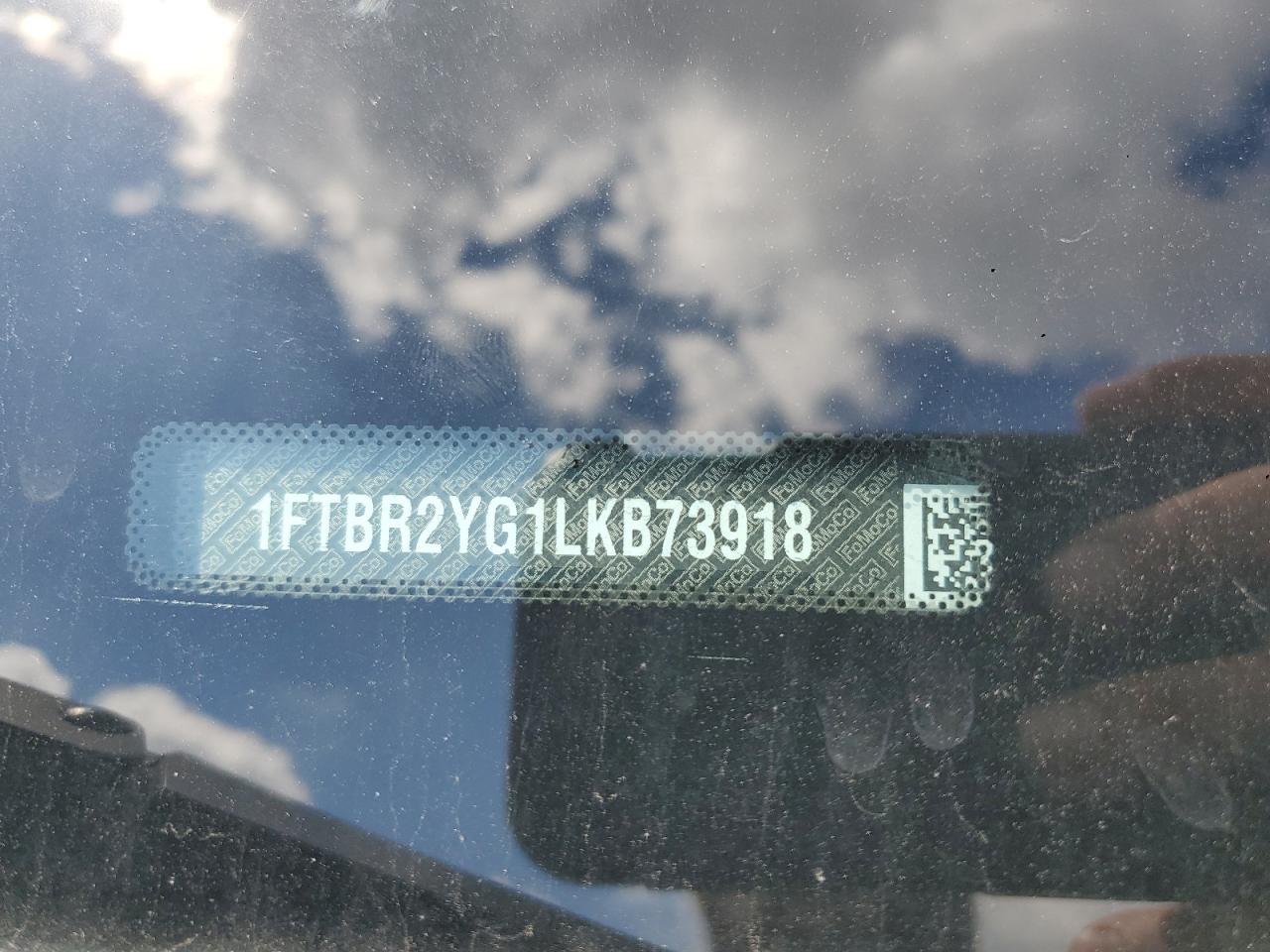 2020 Ford Transit T-250 VIN: 1FTBR2YG1LKB73918 Lot: 59088235