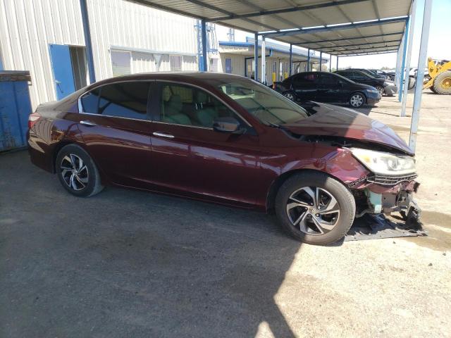  HONDA ACCORD 2016 Красный