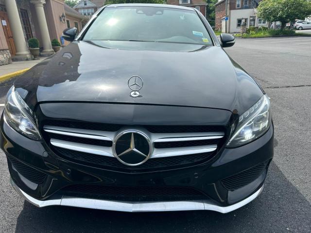 Седани MERCEDES-BENZ C-CLASS 2015 Чорний