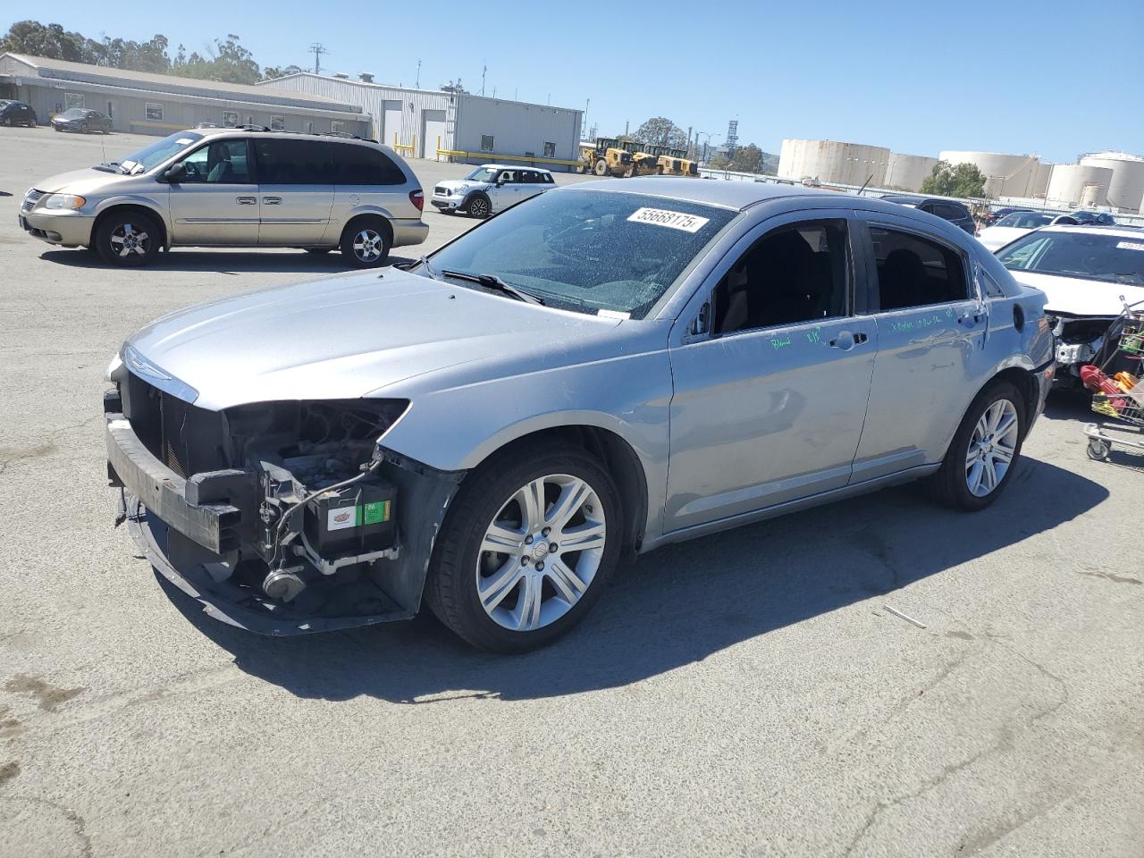 2013 Chrysler 200 Lx VIN: 1C3CCBAB7DN762237 Lot: 55668175