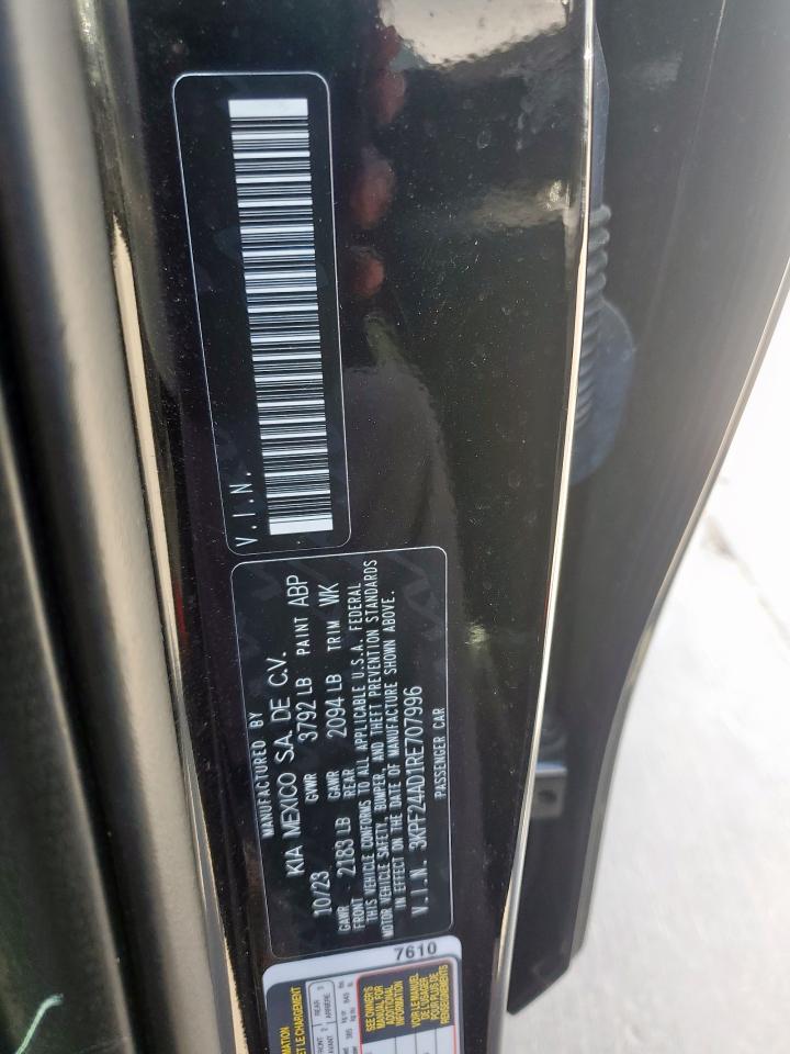 2024 Kia Forte Lx VIN: 3KPF24AD1RE707996 Lot: 56749415