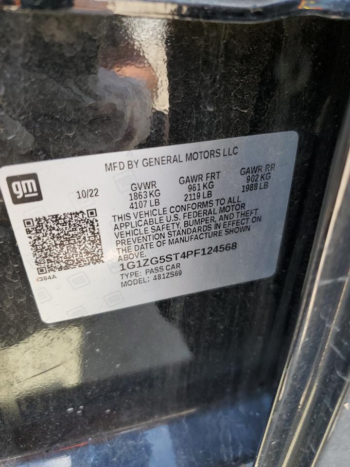 1G1ZG5ST4PF124568 CHEVROLET MALIBU 2023
