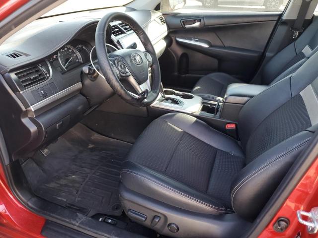  TOYOTA CAMRY 2012 Червоний