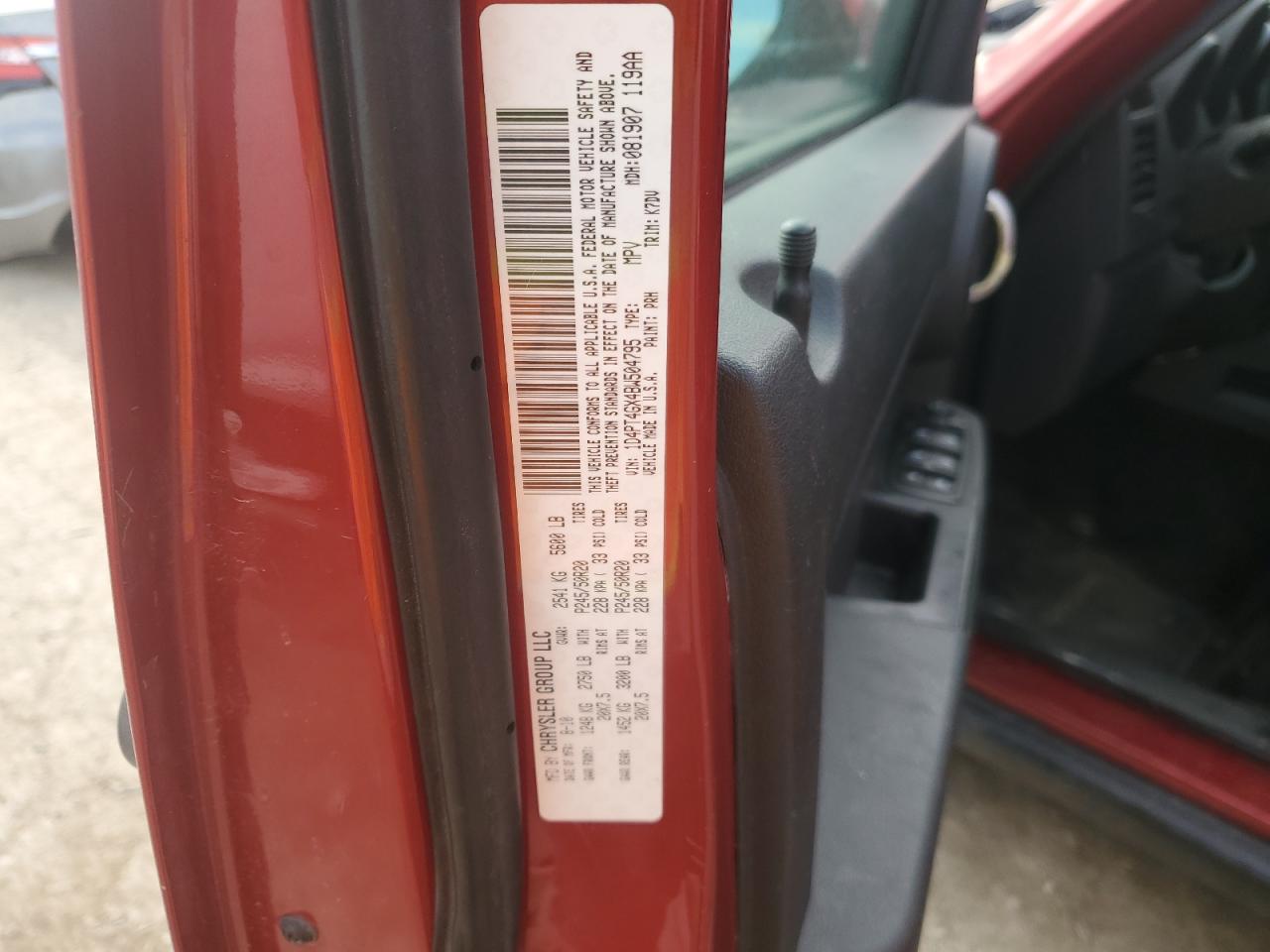 2011 Dodge Nitro Heat VIN: 1D4PT4GX4BW504795 Lot: 55523595