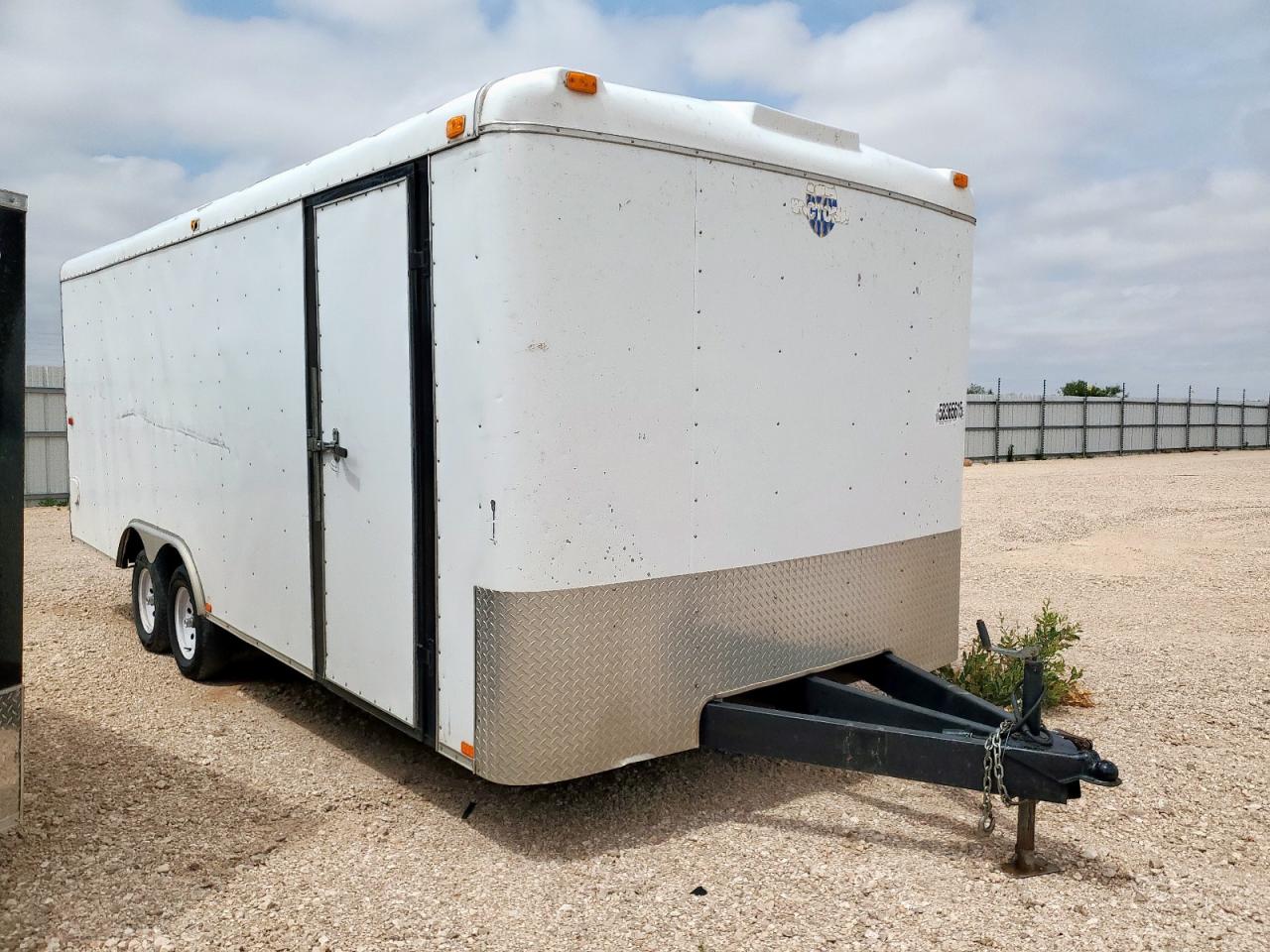2010 Interstate West Victcc20Ta2 Enclosed Cargo Trailer de vânzare în Andrews, TX - Hail