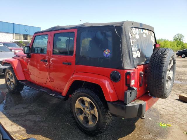  JEEP WRANGLER 2018 Czerwony