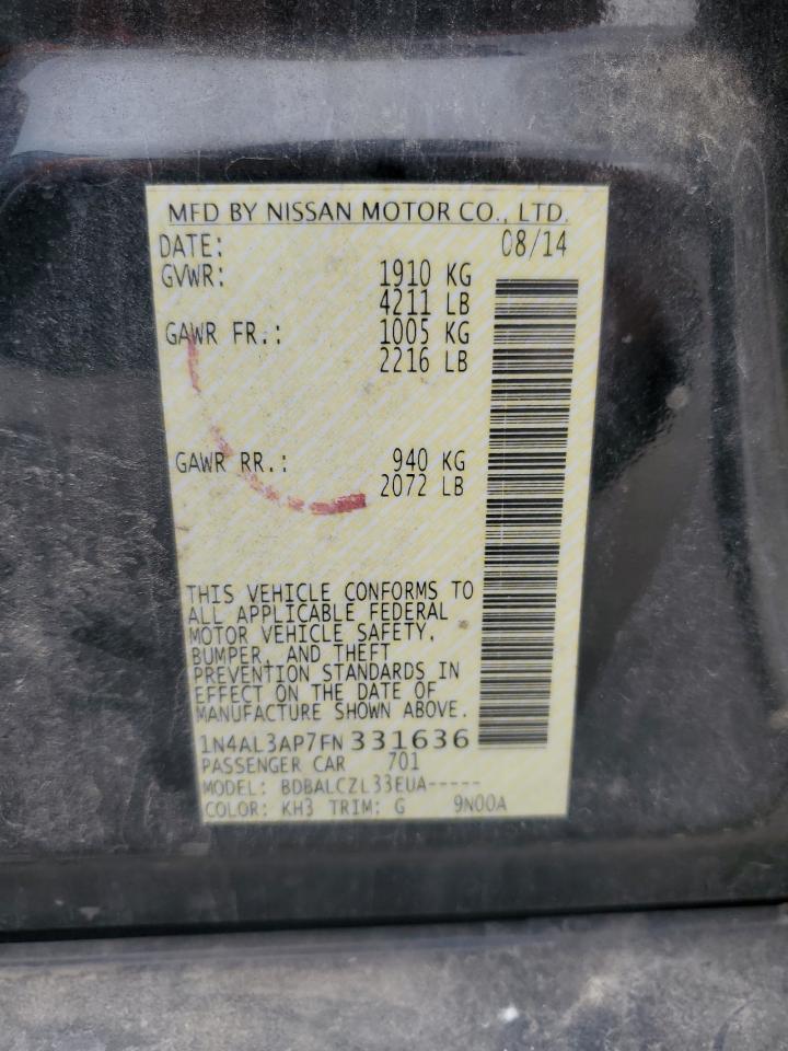 2024 Nissan Kicks S VIN: 3N1CP5BV5RL583053 Lot: 57421805