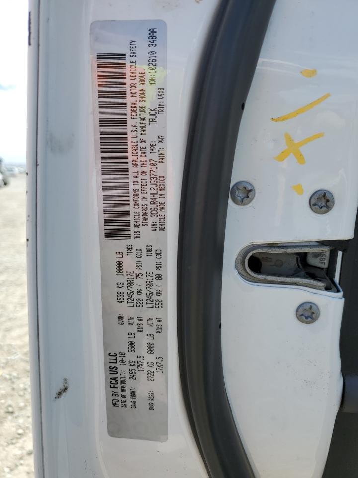 2018 Ram 2500 St VIN: 3C6UR4HL2JG377107 Lot: 57099125