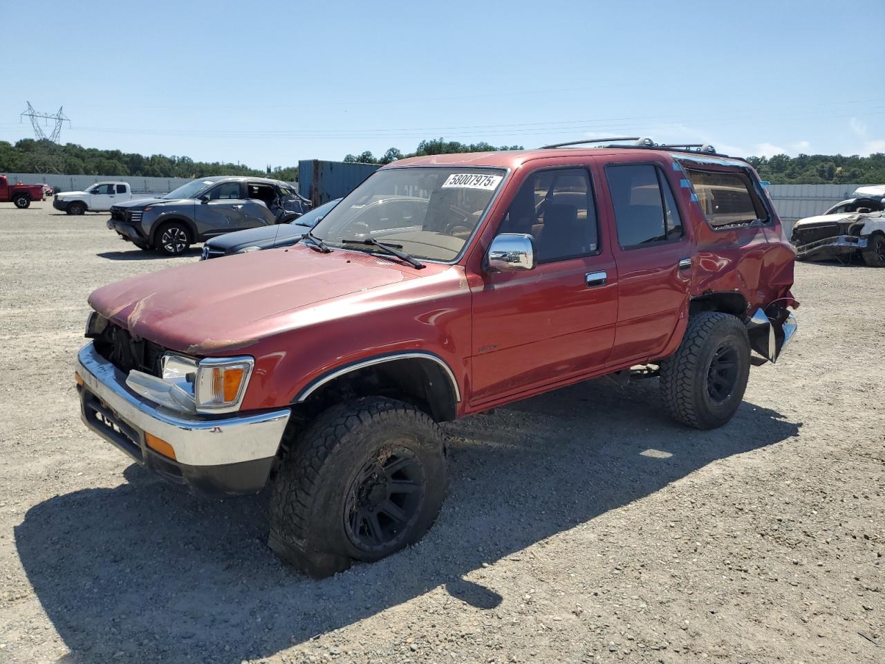 1994 Toyota 4Runner Vn39 Sr5 на продаже в Anderson, CA - Rear End