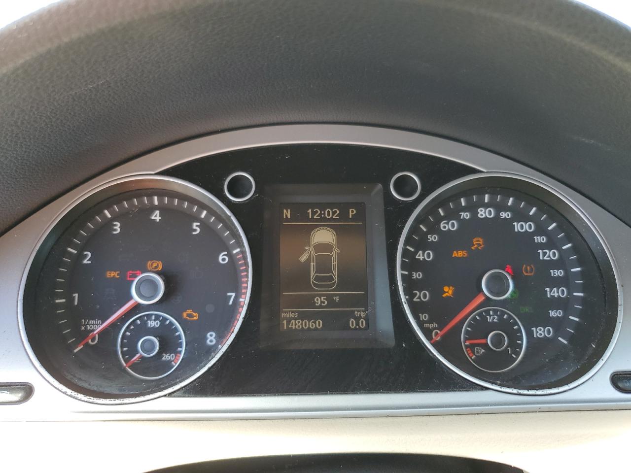 2012 Volkswagen Cc Sport VIN: WVWMN7AN9CE512546 Lot: 57183685